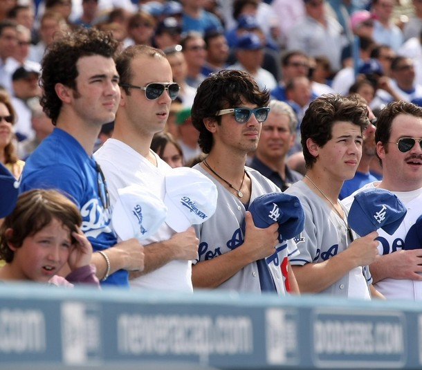 Jonas Brothers-Dodgers Game