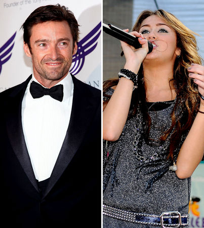 Miley Cyrus-Hugh Jackman