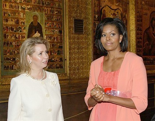Michelle Obama and Svetlana