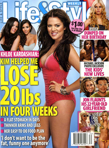 khloe-kardashian-weight-loss-Life and Style Magazine