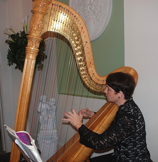 harp-playing