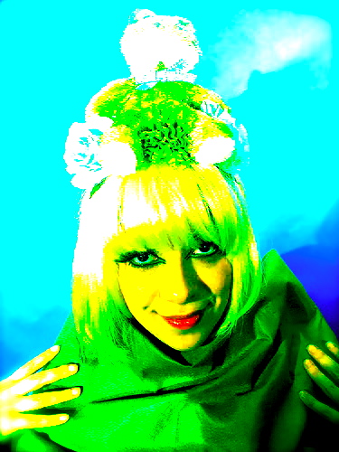 La Coacha as Lady Gaga (Kermit the Frog)