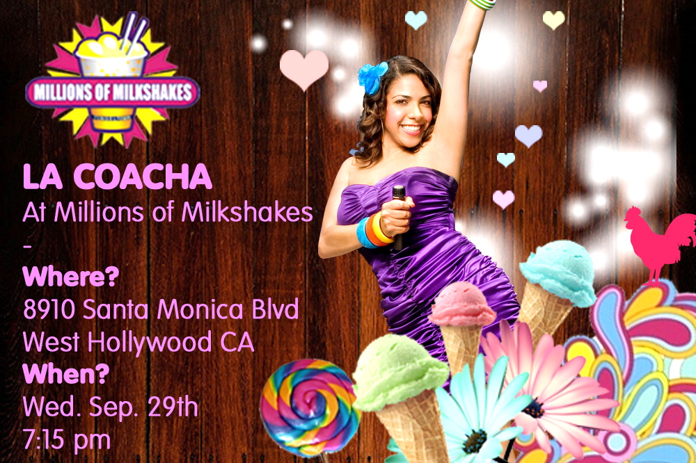 La Coacha Millions of Milkshakes flier