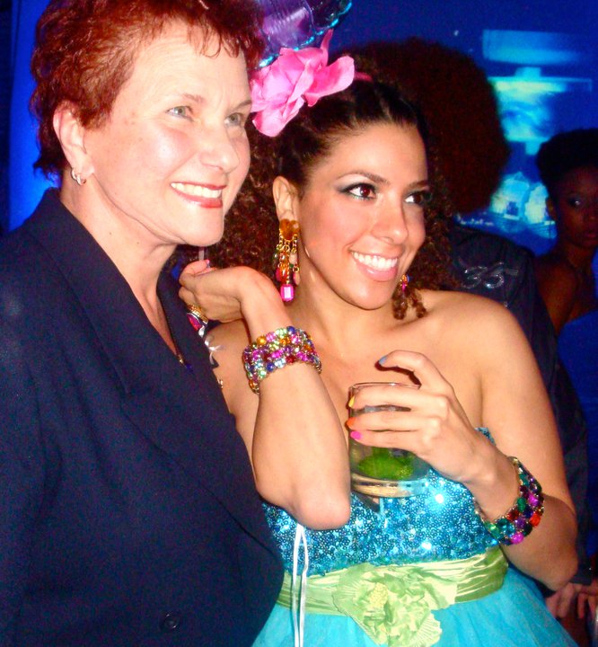 La Coacha and Perez Hilton's mom, Teresita