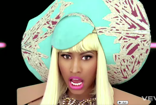 Nicki Minaj-Check it out-green hat